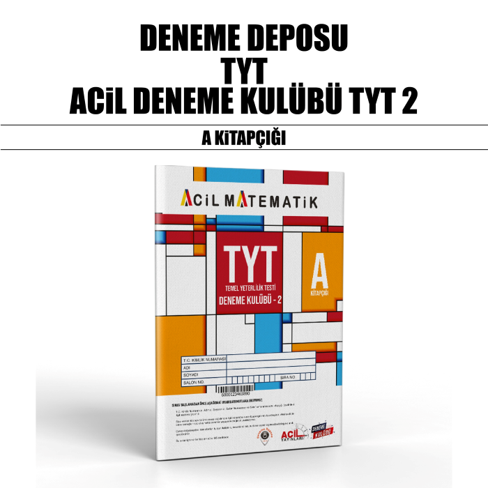 DENEME DEPOSU TYT DENEME KULÜBÜ SNV A - 25-26